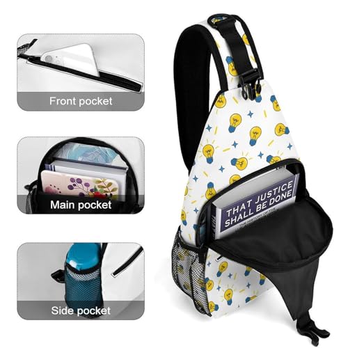 Mochila Crossbody Ligera con Correa Ajustable para Senderismo miniatura 4
