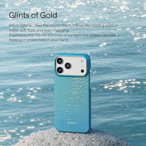 Image of pitaka for iPhone 17 Pro Max Case 6.9 inch, Caseless Feeling, Glints of Gold