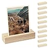 ALPZEIT 10 Kartenhalter aus Holz, als Fotohalter, Tischkartenhalter, Kartenständer und Postkartenhalter verwendbar. Handgefertigt in den heimischen Alpen!