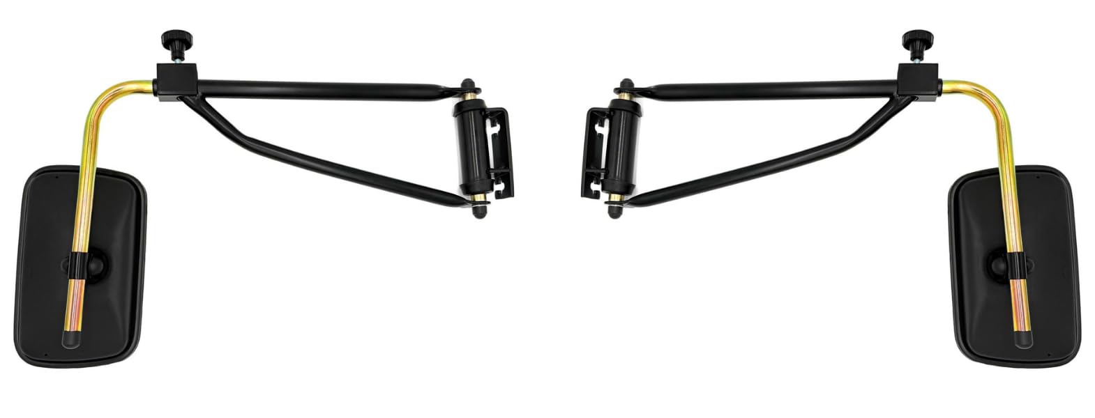 2x Außenspiegel Rückspiegel 255x160 mm LKW BUS ø16-18 mit Spiegelarm Spiegelhalter Spiegelhalterung Spiegel Arm