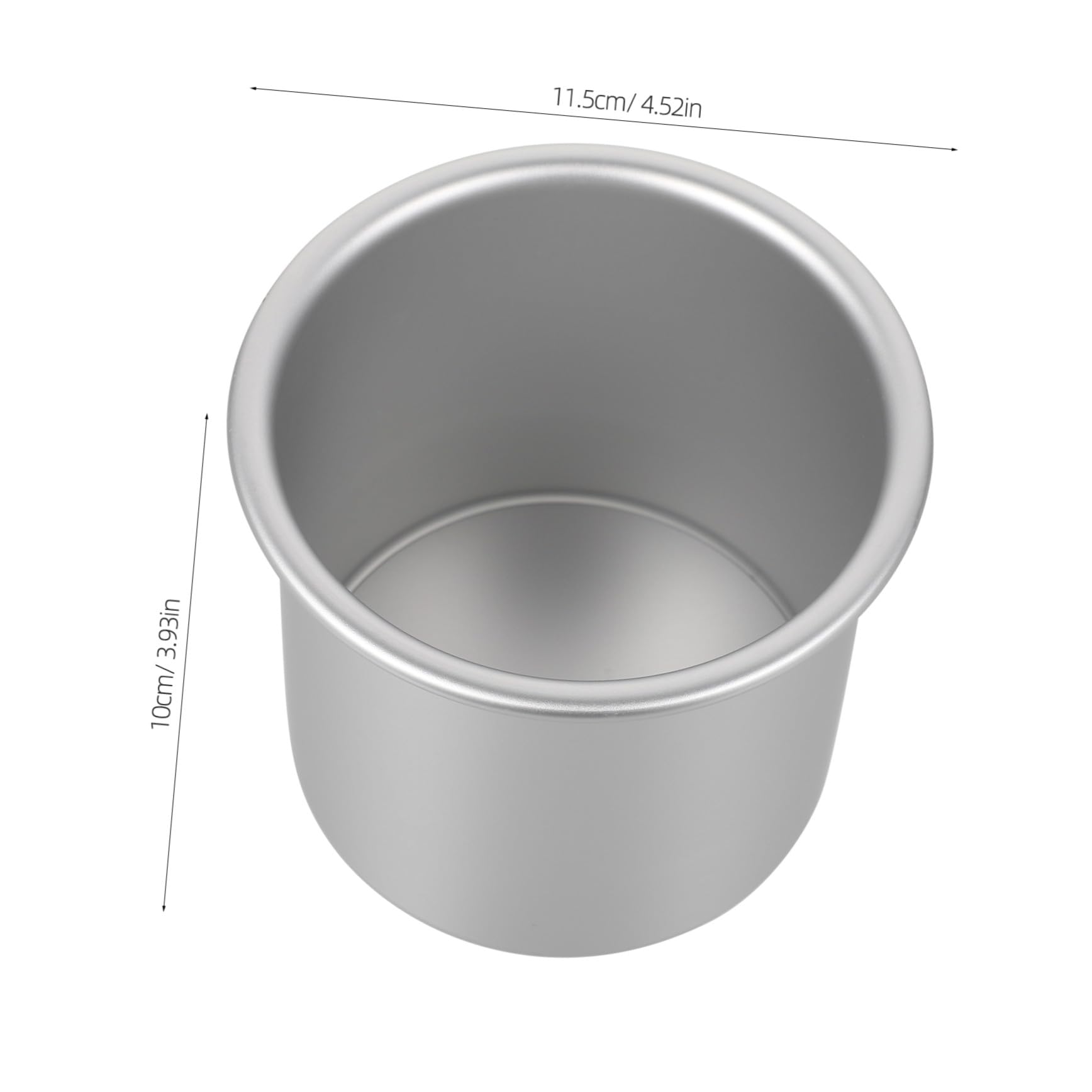 Abaodam 3pièces Moule à Gâteau Élevé Inoxydable Résistant Et Antiadhésif Pour Desserts Maison Pour Célébrations Et Repas Famille