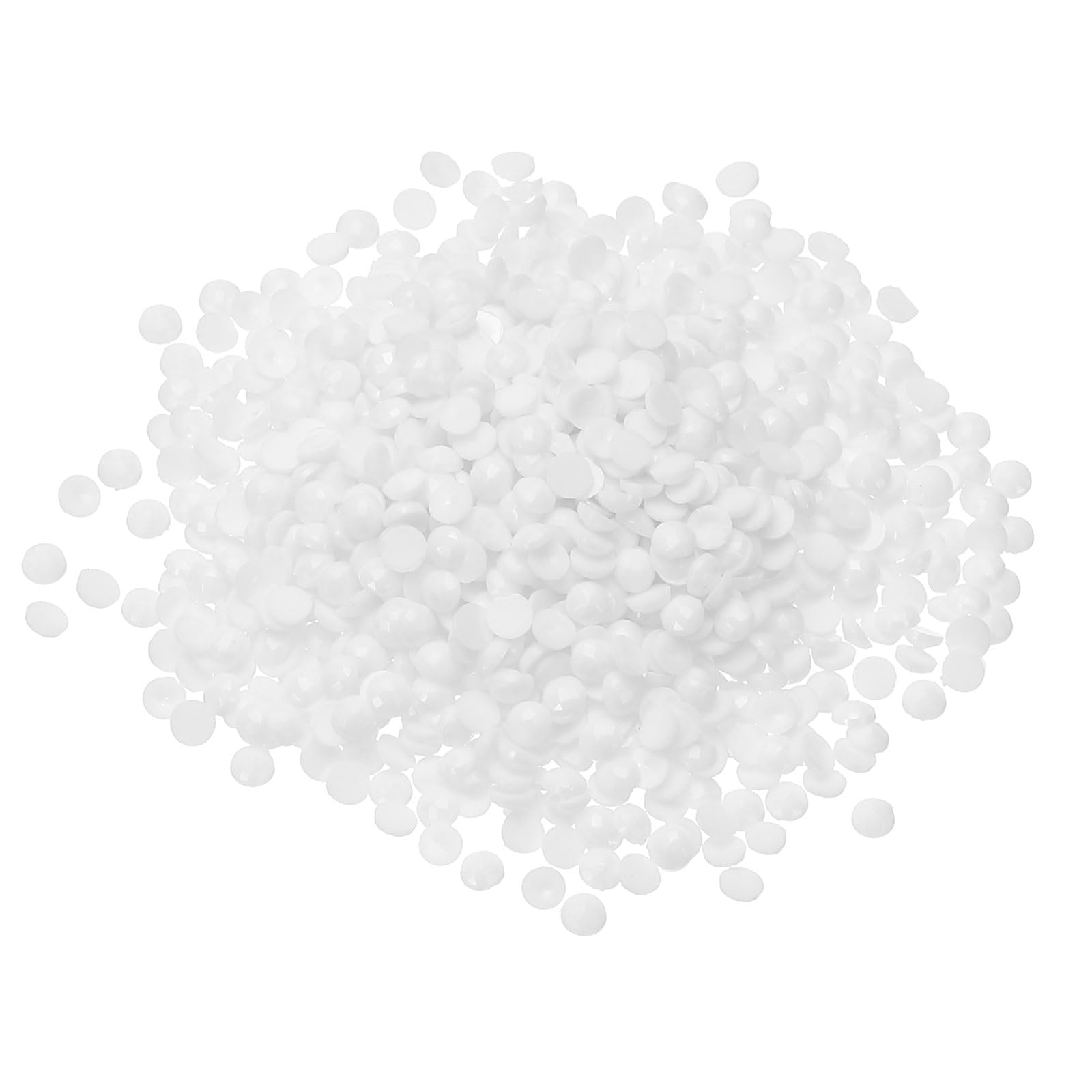 PATIKIL 6000 Pcs Diamond Art Painting Replacement Beads, Resin Crystal Painting Rhinestones, Diamond Art Painting Accessories for Nails Diamond Crafts DIY Makeup, White