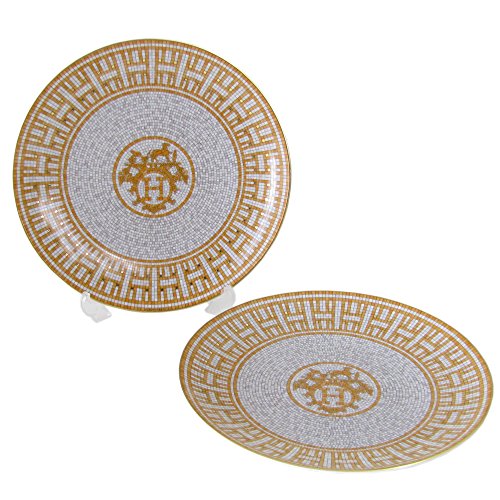 HERMES ソレイユ デザートプレート 21cm ペア