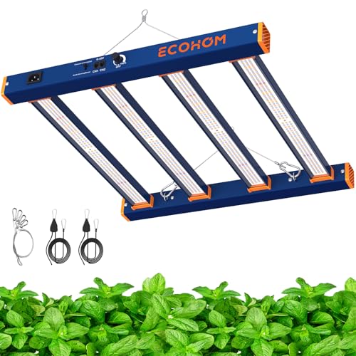 LED Grow Light, 320W Grow Lights for Indoor Plants, Full Spectrum Growing Light Plant Hanging Growing Lamps, Daisy Chain Dimmable Grow Lamp, Commercial for 3x3ft Coverage in Grow Tent