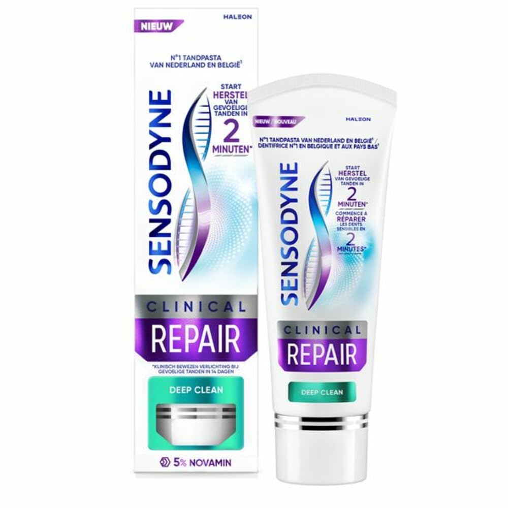 Sensodyne Clinical Repair pasta do zębów Deep Clean – 12 sztuk w opakowaniu – 75 ml