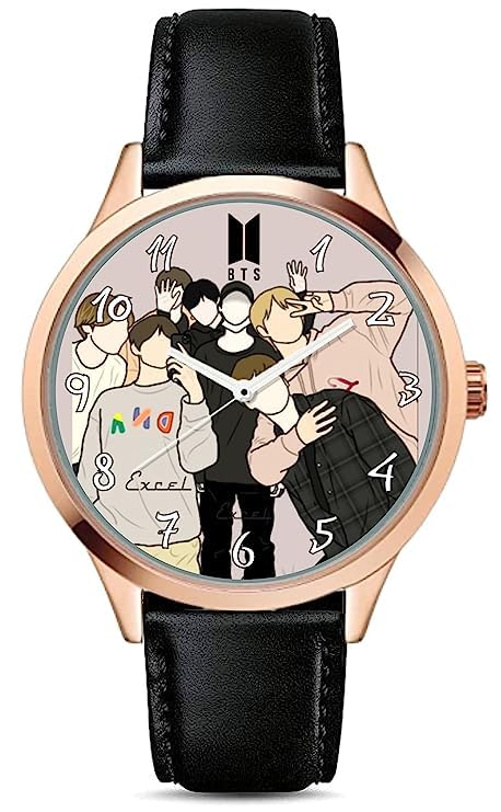 Unisex Kpop Stars BTS Stone Studded Watch BTS for Army (Sky Blue) (B0CCNBFSR9) Amazon Price History, Amazon Price Tracker