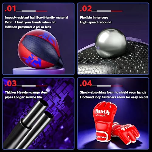CroyVine Freestanding Punching Bag
