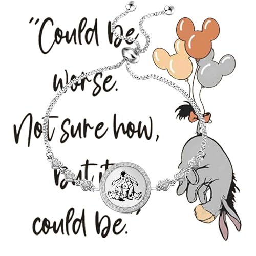 KEYCHIN Funny Donkey Bracelet Donkey Fans Gifts Donkey Lover Jewelry Donkey Inspired Bracelet