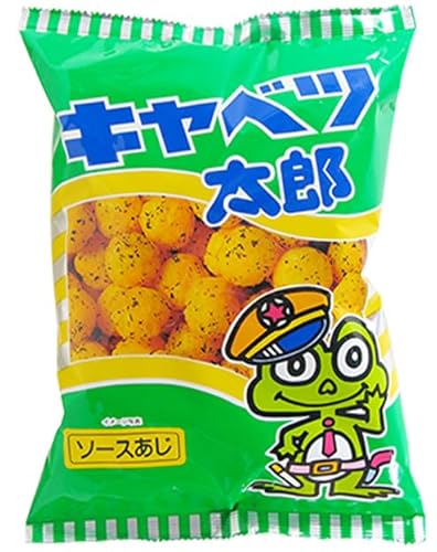 キャベツ太郎(90g) 10袋|駄菓子 お菓子 スナック菓子 おやつ おつまみ 昭和 まとめ買い 個包装 業務用 景品 やおきん リスカ 菓道