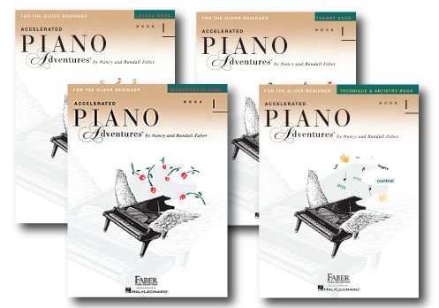 Accelerated Piano Adventures Level 1 - Four Book Learning Library - Includes Lesson, Theory, Performance, and Technique &amp; Artistry Books