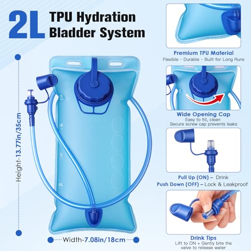 Zacro Running Vest with 2L Bladder