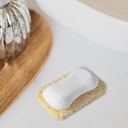 Miniatura 5 de 12 almohadillas ahorradoras de jabón sin BPA para barra de jabón, antideslizante, autodrenante, elevador de jabón para ducha, cocina, baño, beige