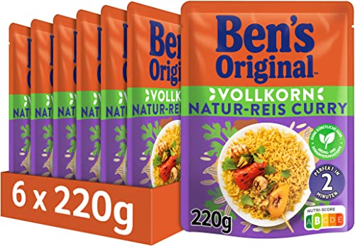 BEN'S ORIGINAL™ Express Reis Natur Curry 6 x 220g