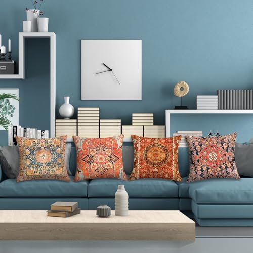 Kilim Cushion Covers 45x45 cm Pack of 4