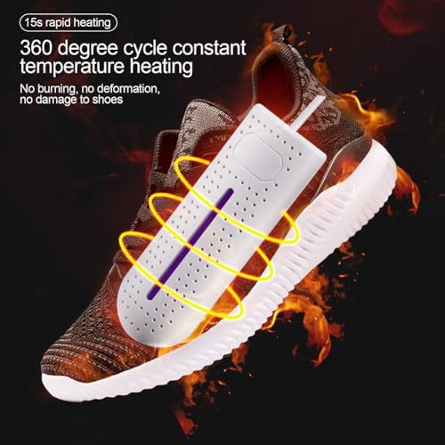 Sèche-chaussures électrique portable UV pour baskets et chaussettes - 3