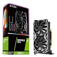 EVGA 06G-P4-1667-KR GeForce GTX 1660 Ti SC Ultra Gaming, 6GB GDDR6, Dual Fan