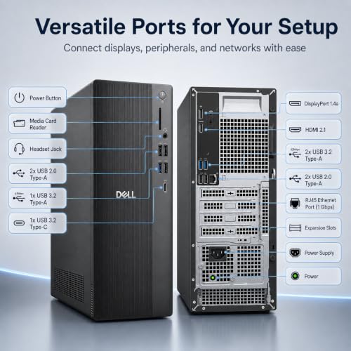 Dell Tower Desktop Computer, Intel Ultra 7 265F, 32GB RAM, 1TB SSD - image 8