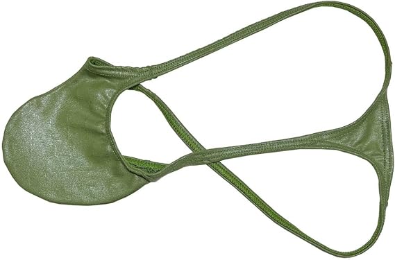 OROCOJUCO Men's Metallic Shiny G-String Tangas Pouch Underwear Male Posing T-back Grape Smugglers Stretchy Swim Thong