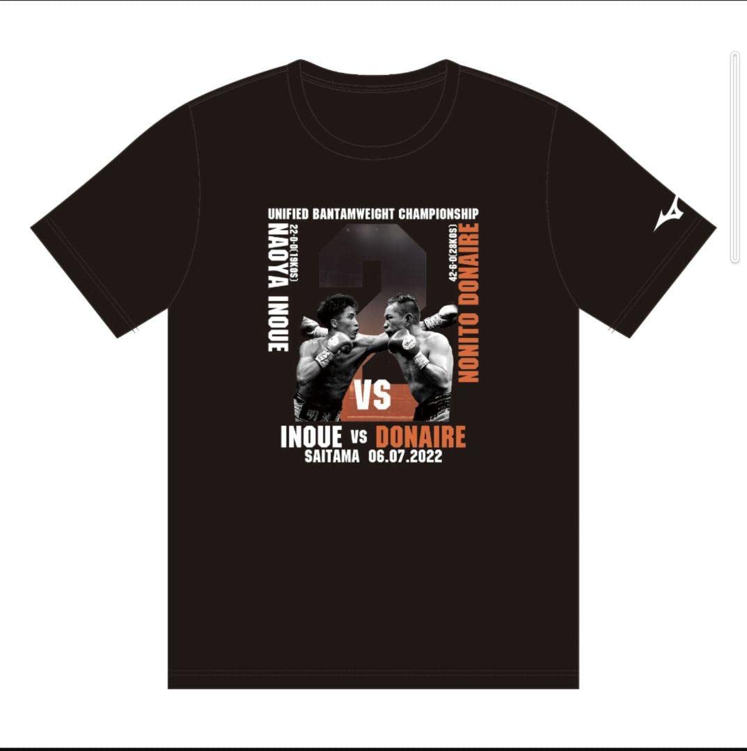 NAOYA INOUE vs NONITO DONAIRE Tシャツ XL Amazon.co.jp: Naoya Inoue x Nonito Donaire 2 Commemorative T-shirt