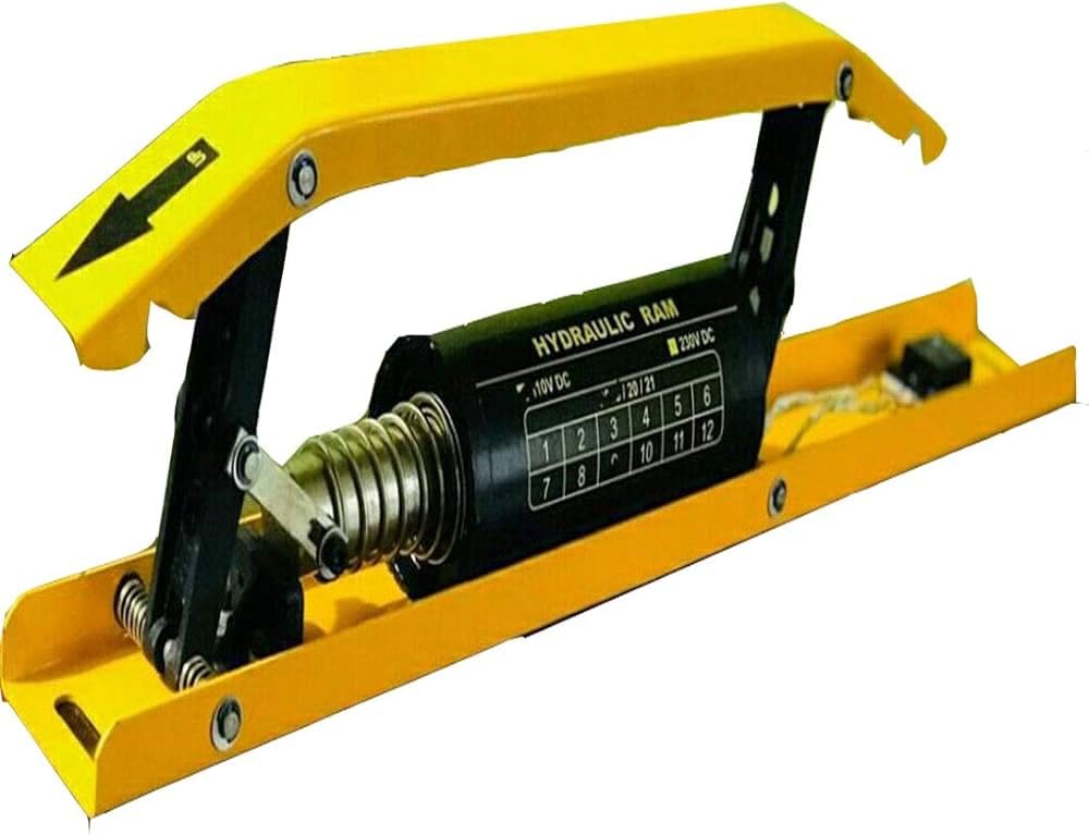 Hydraulic RAM RCR Retiring Cam Elevator Safety Device, Yellow, for Door-Locking and Emergency Re-Leveling | retting cam-image-49
