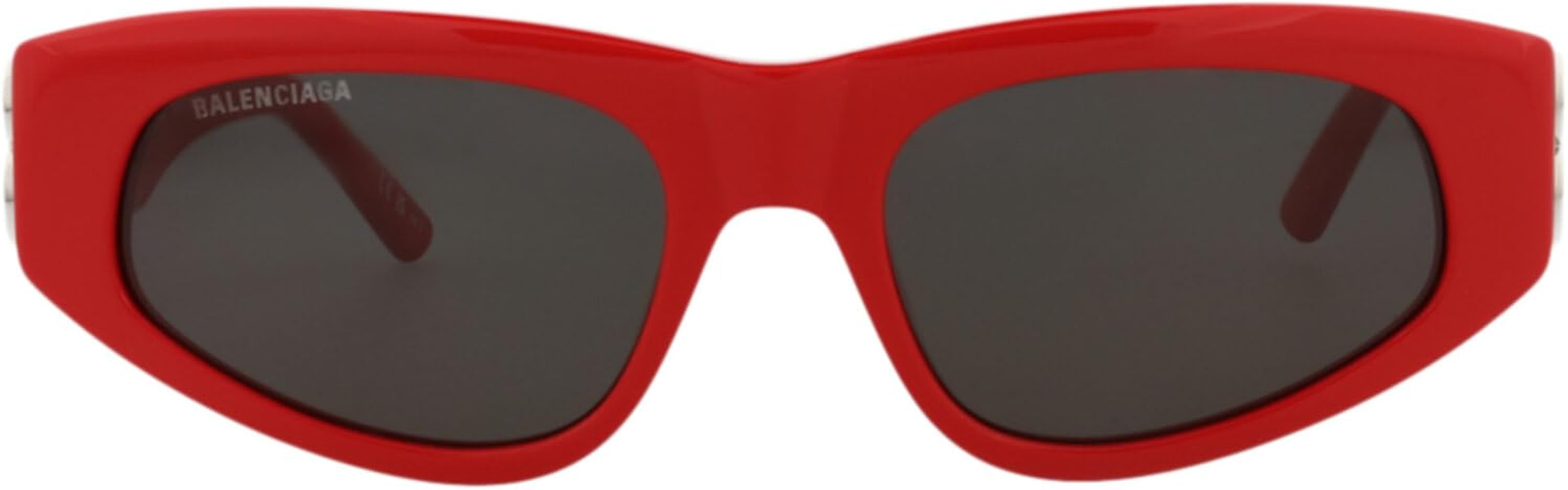 Balenciaga Women's Dynasty Cat Eye Sunglasses, Red-Silver-Grey Balenciaga Women's Dynasty Cat Eye Sunglasses, Red-Silver-Grey