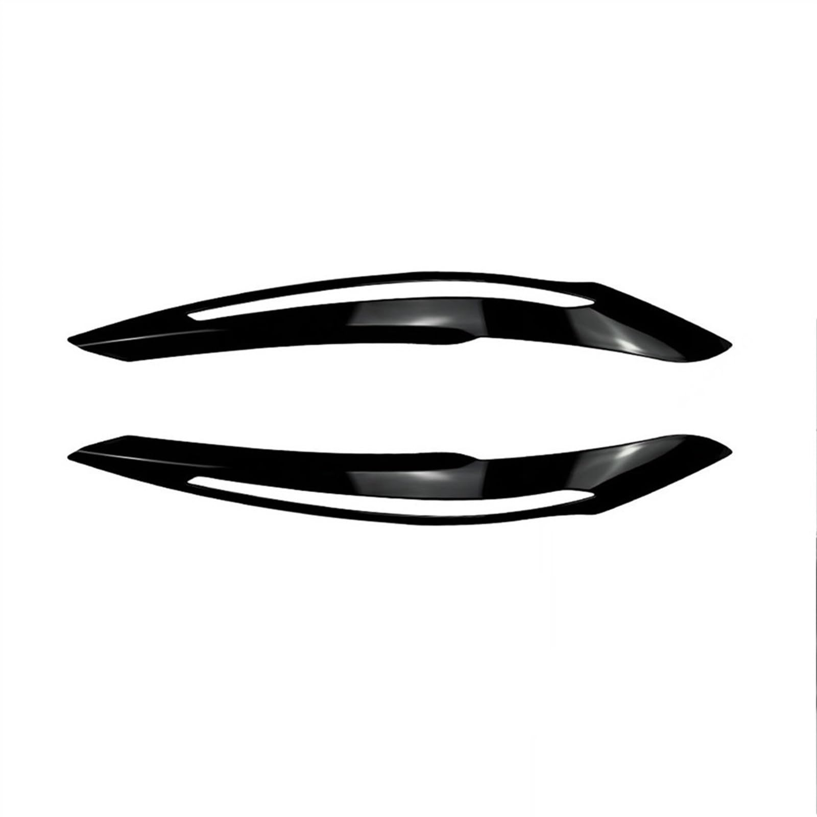 Car Headlight Eyebrows Eyelid Decorative Stickers for F20 F21 1 Series 118i 120d 120i 125i M135i 2011-2015(Gloss Black B)