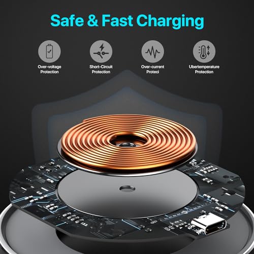 Wireless Charger 20W Max Schnelles Kabellosen Ladepad Induktions Ladegerät Kompatibel mit Samsung Galaxy S23/S22/S21/S20/S10, Kompatibel mit iPhone 12/13/14/15 Serie – Bild 6