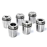 Atoplee ER32 Milling Lathe Collets CNC Chuck Set,1/4 inch,1/2 inch,3/4 inch,1/8 inch,3/8 inch,5/8 inch,[All Sizes, 6pcs]