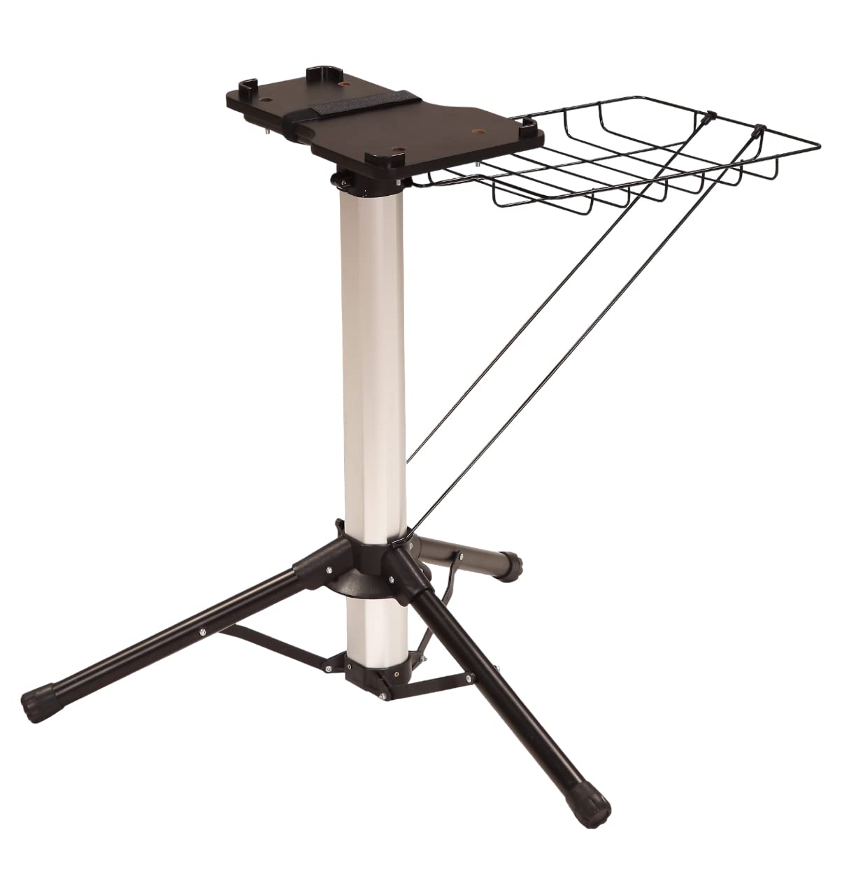 Speedypress Support de Presse à Repasser à Vapeur pour Presse Mega Argent 64cm, Argenté/Noir