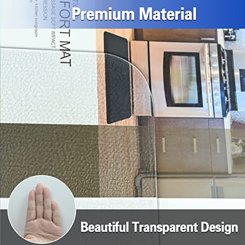 Amyracel Office Chair Mat For Hardwood Floor, 46” X 60” Clear Desk Chair Mat For Hard Floors, Easy Glide Floor Protector Mat For Office Chairs #TOP5