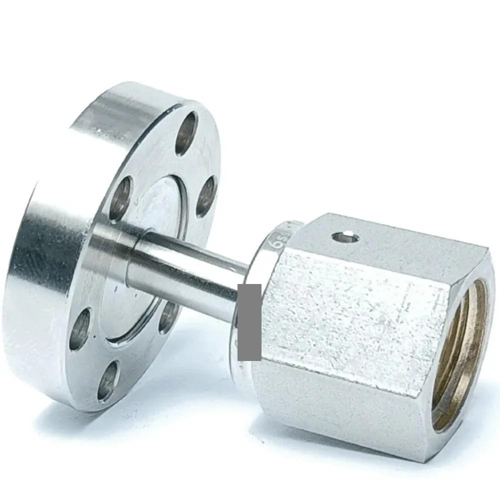 1 pieza de brida de vacío CF25 a conector de tubería de acero inoxidable SUS316 macho VCR de 3/4"