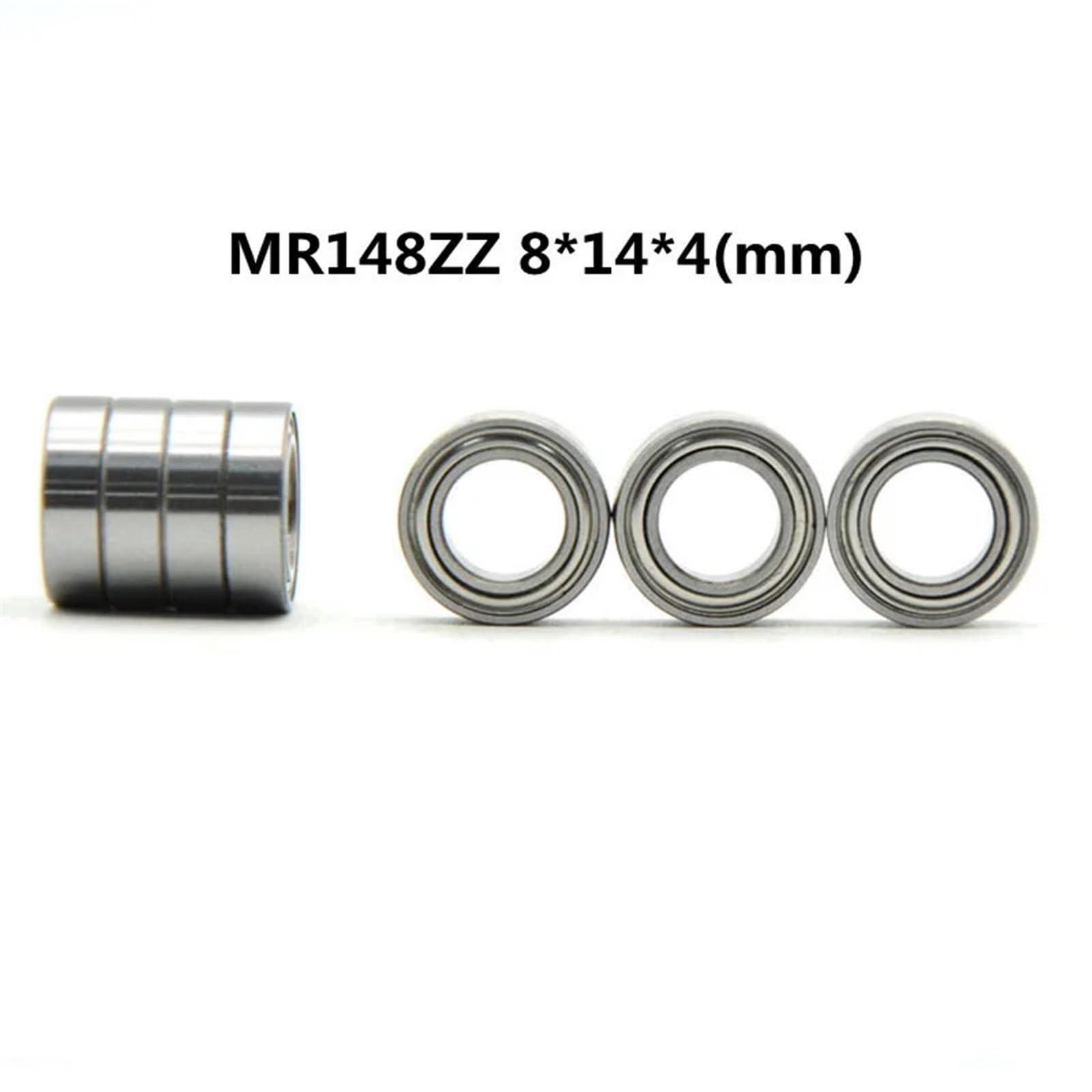 Lote de 10 rodamientos de Bolas con blindaje metálico de la Serie MR: MR52ZZ, MR63ZZ, MR85ZZ, MR95ZZ, MR128ZZ y MR137ZZ.(Mr95zz 5x9x3mm)