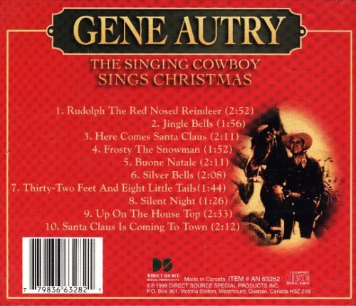 The Singing Cowboy Sings Christmas [Audio CD]