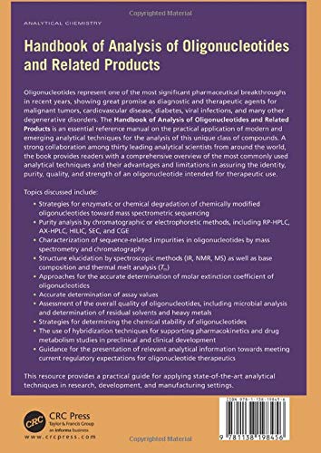 Handbook of Analysis of Oligonucleotides and Related Products