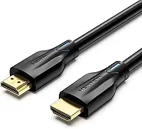 Cabo HDMI 2.1 Gamer 8K Macho 1m 1 Metro 8K 60Hz 4K 120Hz 2K 144Hz Blindado E-ARC HDR VRR 3D para PC TV Monitor Ultra Rápido