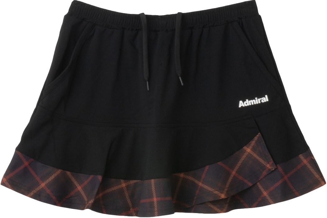 ADMIRAL レディース アシメレイヤードチェックフレアスコート ATLA552