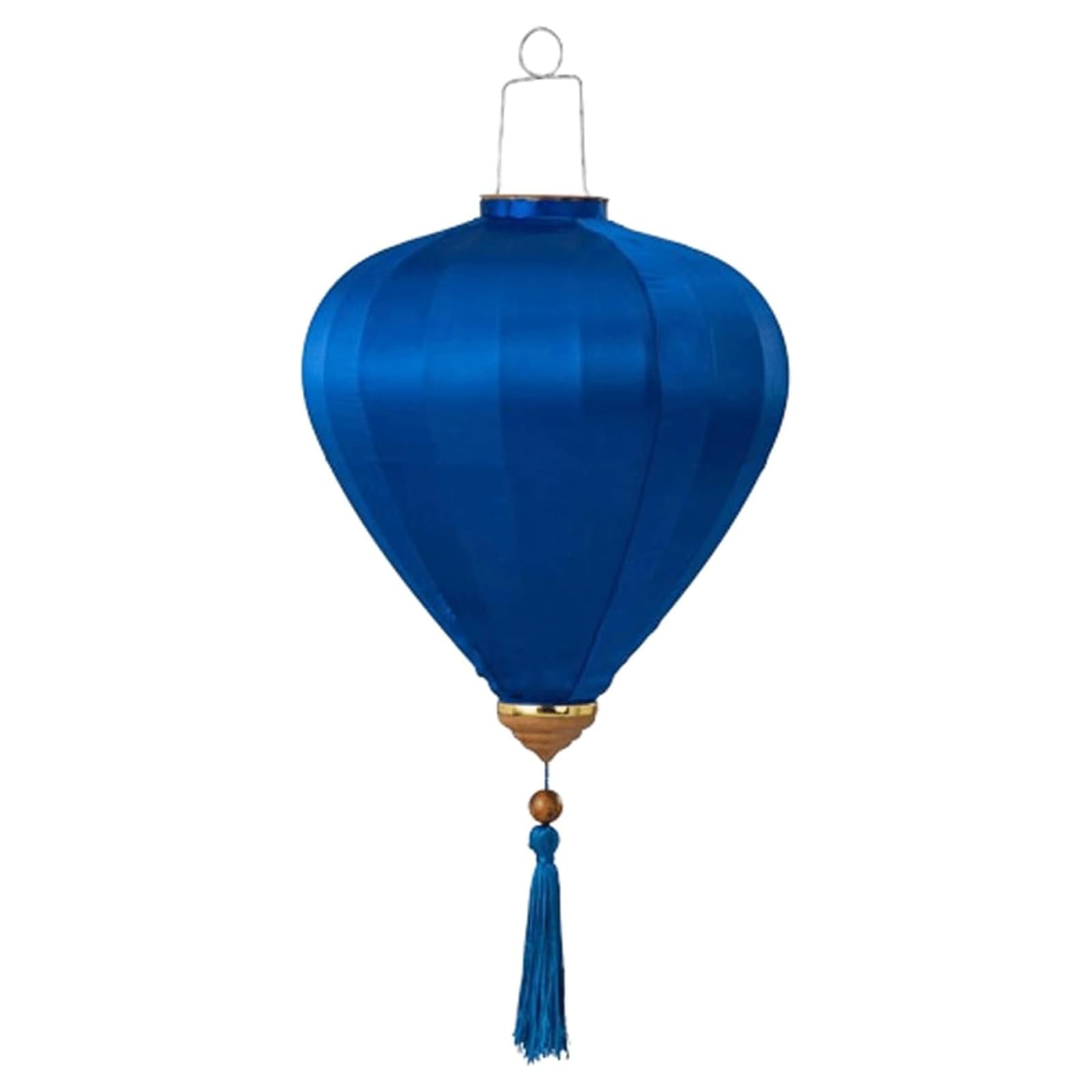 YTGHBIML Oval Silk Lantern Vietnamese Lantern Cloth Oriental Hanging Lantern Fabric Lantern New Year Lantern Japanese Vietnam Hanging Lantern(Donker Blauw,12 Inch)