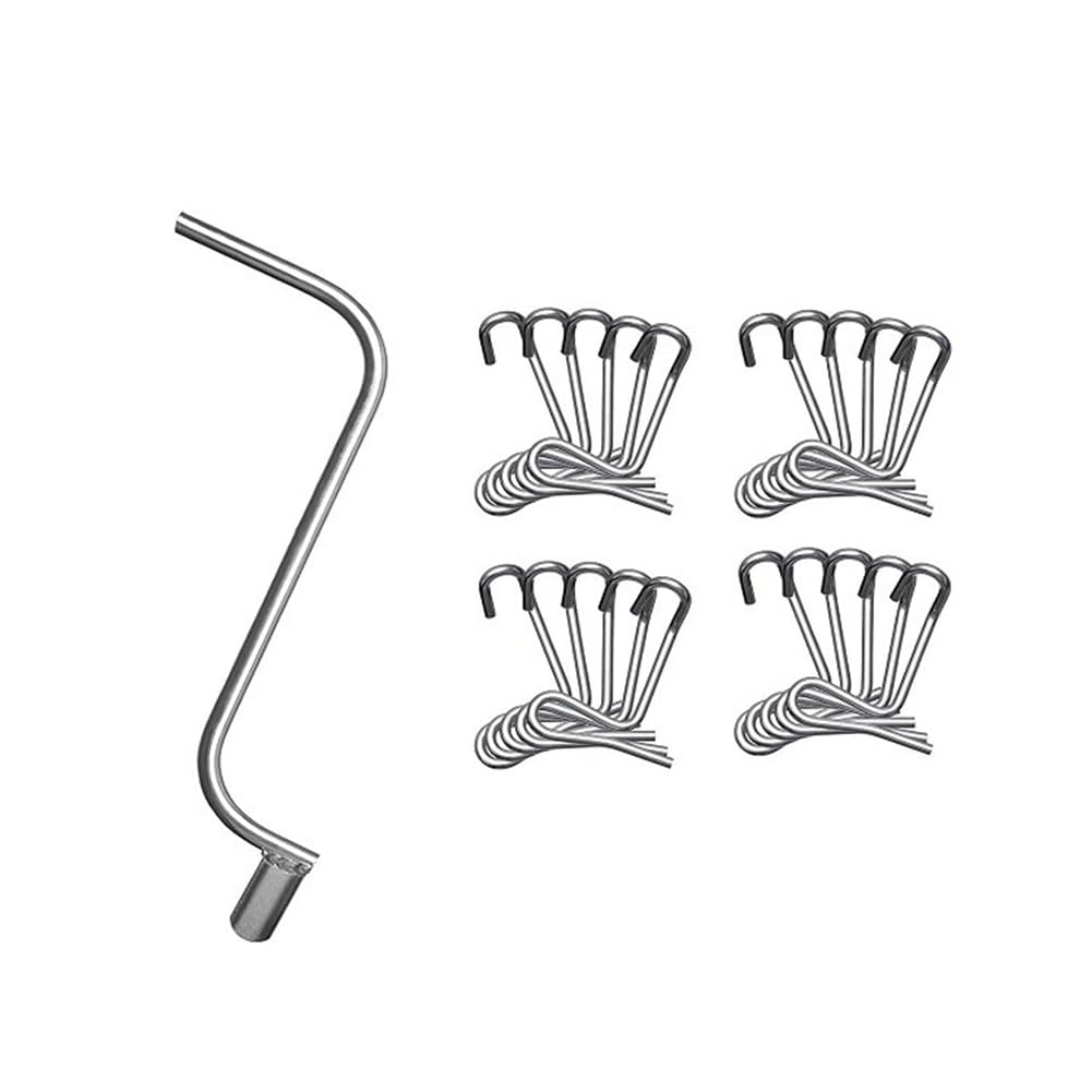 Lahdrhab Barbed Wire Tensioner Set Fence Repair Tool Comes with Auxiliary Wrench