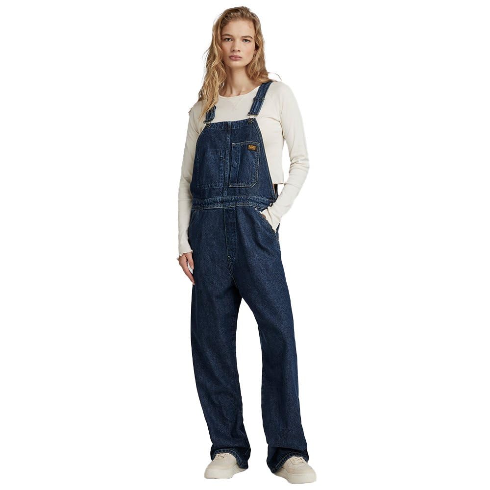 G-STAR RAW Workwear Bib Overall wmn Suéter, Worn in Blue Pool, XXS para Mujer