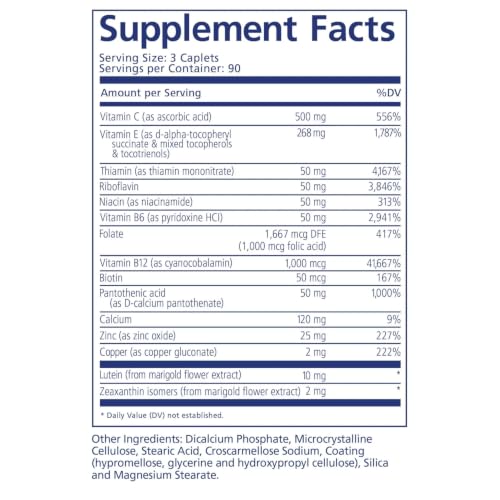 PRN Physician Recommended Nutriceuticals USNUMV270 Eye Vitamins