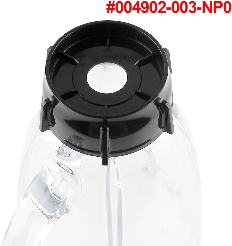 Replacement parts 6-Cup Glass Jar With Lid, Compatible with Oster Blenders