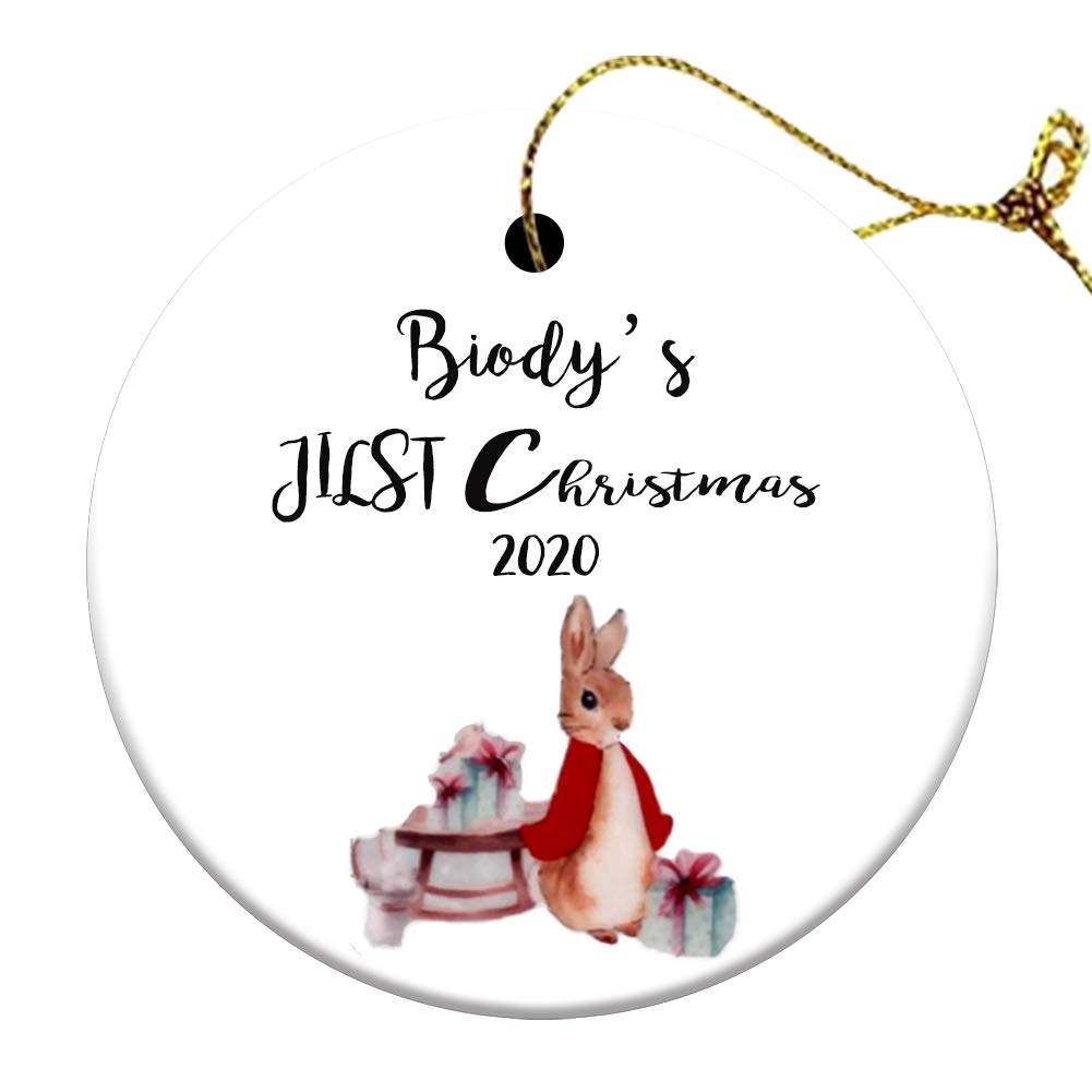 MeMoShe Personalized 2020 Christmas Ornament Custom Baby First Christmas Decorations Xmas Tree Hanging Pendants Gifts for Family