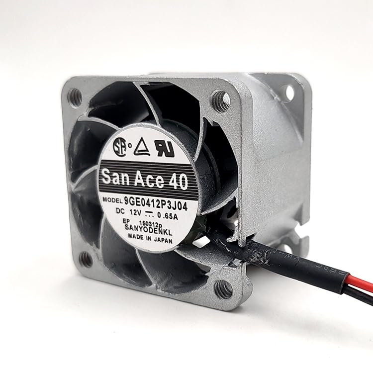 NZNYDNL 4028 4CM 9GE0412P3J04 12V 0.65A Aluminum Frame High Temperature Cooling Fan