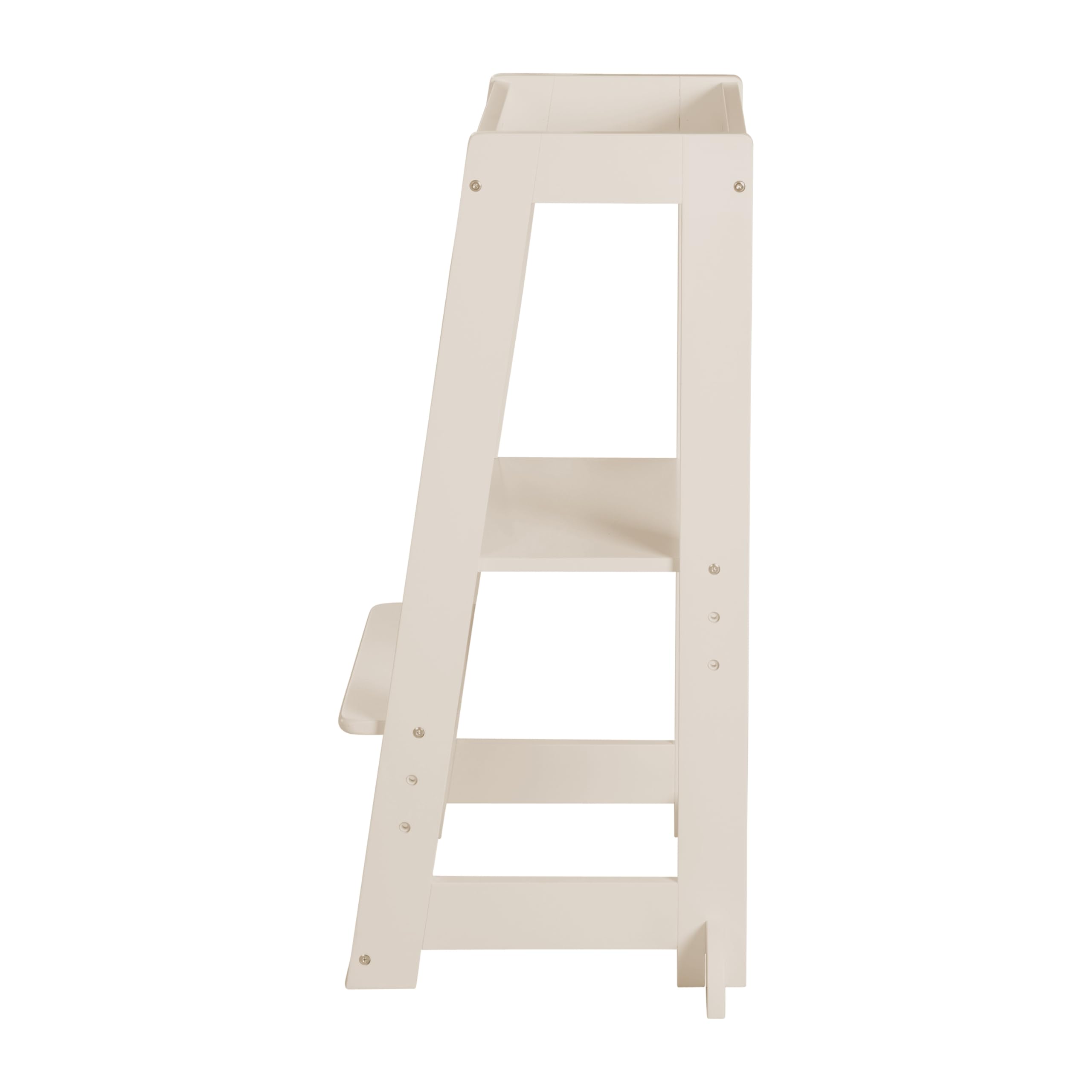 roba Torre Montessori 'Monti Step' - Sgabello sicuro per bambini - Ideale come aiuto in cucina - Capacità di carico fino a 80 kg - Legno certificato FSC - Beige/Cashmere
