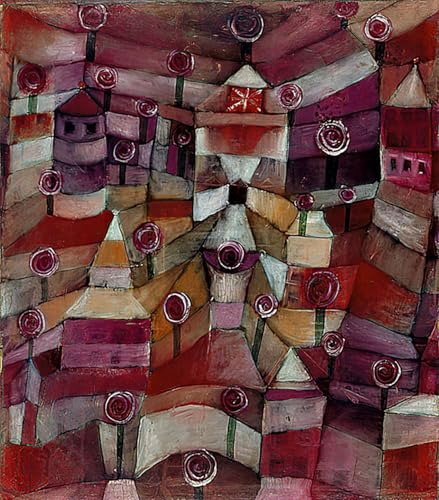 Tableaux sur toile art décorative Paul Klee Rosengarten haut de gamme