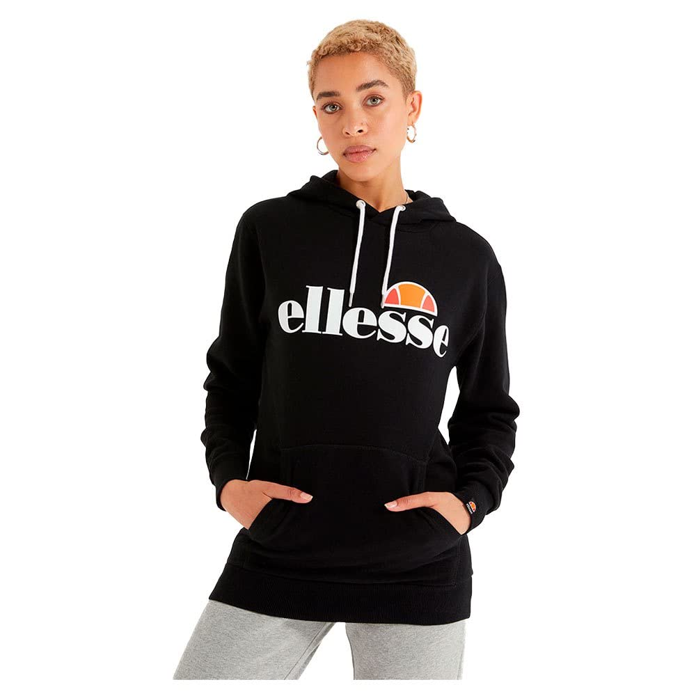 Ellesse Ladies Torices Oh Hoody Sweatshirt, Black, 14 EU