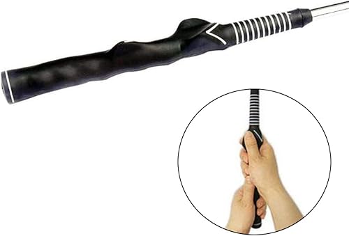 Miniatura 3 de 2 piezas de agarre de entrenamiento de golf para mano derecha, agarre para palos de golf, ayuda de práctica de golf