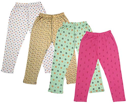 Image of indi weaves Girls Super Soft Cotton Solid Capri Pants Pack of 2
