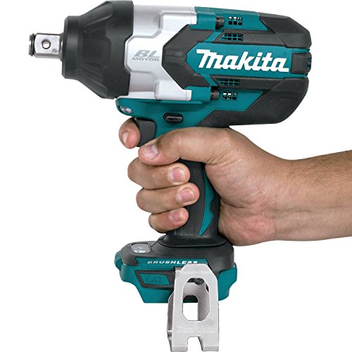 Makita XWT07Z LXT Lithium-Ion Brushless Cordless High Torque Square Drive Impact Wrench, 18V/3/4