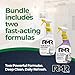 RMR Surface Saver System – Tub & Tile Stain Remover + All Natural All Purpose Cleaner, 2-Step Bathroom & Surface Cleaning Bundle for Tile, Grout, Shower, Tub, Counters & More, 2–32 Oz Bottles